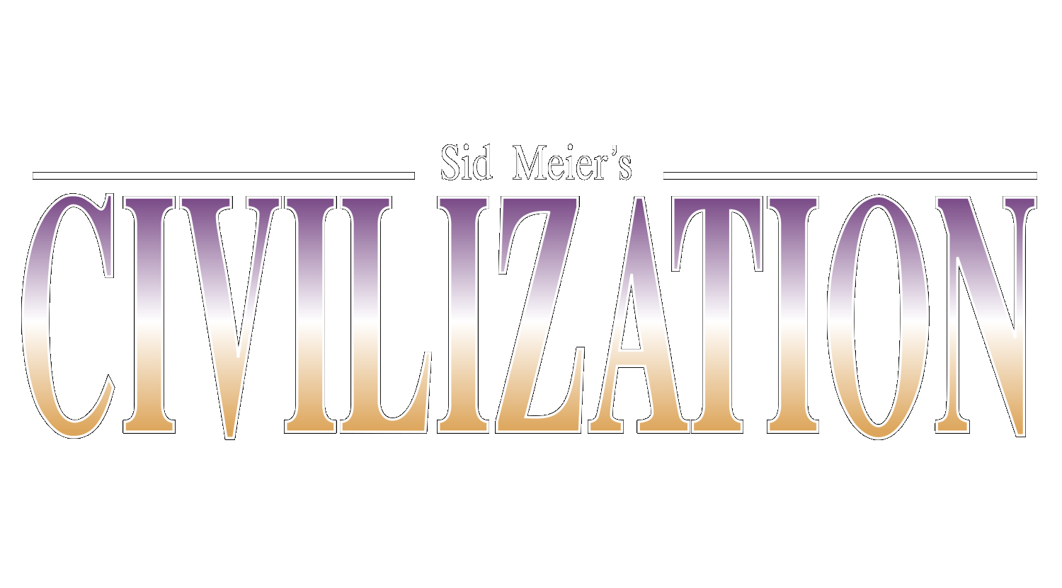 Sid Meier's Civilization logo for Super Nintendo